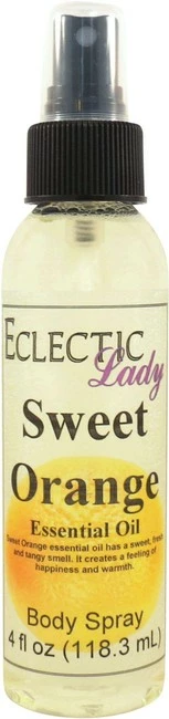 Deals 🌟 Eclectic Lady Store Sweet Orange Essential Oil Body Spray, 4 Ounces ✨ -Deals fragrance Store