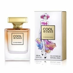 New 😍 New Brand Perfumes Cool 👩 Women EDP Spray 👩 Women 3.3 Oz (sem Numero) ⭐