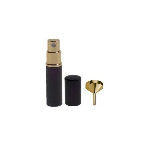 Brand new 𧨠Perfume Studio Travel Spray Atomizer Bottle With Perfume Funnel: 5 Ml Black Spray Atomizer & Golden Metal Funnel For Refilling Fragrance π 1 Brand new 𧨠Perfume Studio Travel Spray Atomizer Bottle With Perfume Funnel: 5 Ml Black Spray Atomizer & Golden Metal Funnel For Refilling Fragrance π