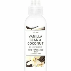 Top 10 💯 BODY EXOTICS Store Vanilla Bean & Coconut Alcohol-free Perfume Fine Fragrance Mist By Body Exotics 4 Fl Oz - Irresistible Blend Of Madagascar Vanilla, Cashmere Vanilla, Caribbean Coconut & Vanilla Musk 😀