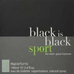 Cheap 👍 Nu Parfums Black Is Black Sport Eau De Toilette Spray For Men, 3.4 Ounce ⌛ -Deals fragrance Store 5aiyo8soitze7qufsgpaqo93xe6g
