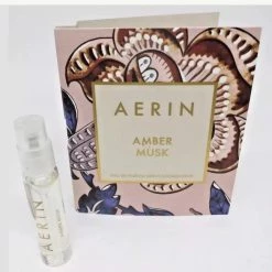 Flash Sale 😀 Aerin Amber Musk Sample-Vial For 👩 Women 0.07 Oz EDP -Name Brand Perfume Samples Included- 👍