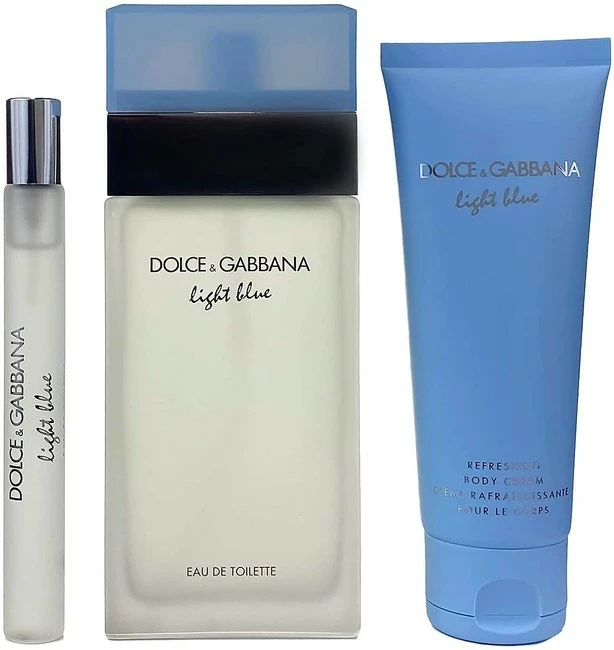 Deals 🔥 Dolcé & Gabbána Dolce & Gabbana Light Blue For Men 3 Pieces Gift Set (3.4 Ounce Eau De Toilette Spray +2.5 Ounce After Shave Balm +0.33 Ounce Eau De Toilette Travel Spray) 👏 2 Deals 🔥 Dolcé & Gabbána Dolce & Gabbana Light Blue For Men 3 Pieces Gift Set (3.4 Ounce Eau De Toilette Spray +2.5 Ounce After Shave Balm +0.33 Ounce Eau De Toilette Travel Spray) 👏 - Image 2