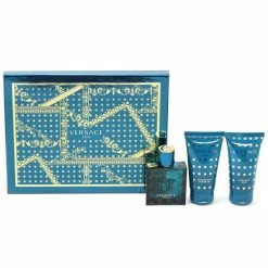 New π Versace Eros 1.7 Oz Sp/1.7 Oz Sg/1.7 Oz Aft Shave Balm SET π€©