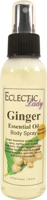 Flash Sale π Eclectic Lady Ginger Essential Oil Body Spray (Double Strength), 4 Ounces β€οΈ 1 Flash Sale π Eclectic Lady Ginger Essential Oil Body Spray (Double Strength), 4 Ounces β€οΈ