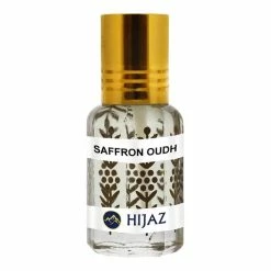 Budget ✔️ Hijaz Saffron Oud Authentic Arabian Scented Perfume Oil Alcohol Free Cologne - 3ML ✨