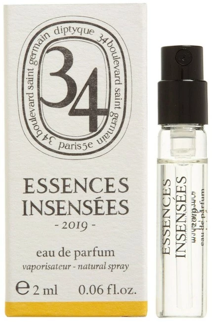New 🔥 Diptyque 34 Essences Insensees 2019 Perfume .06 Oz Travel Size 🛒 1 New 🔥 Diptyque 34 Essences Insensees 2019 Perfume .06 Oz Travel Size 🛒
