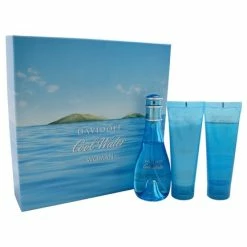 Buy π Vetrarian Cool Water By Davidoff 3 Piece Set : 3.4 Oz EDT Spray+2.5 Oz Moisturizing Body Lotion+2.5 Oz Gentle Shower Breeze(shower Gel) For π© Women β