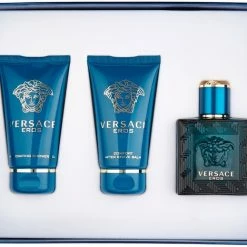 Budget 💯 Versace EROS Gift Set For Men 1.7 Oz EDT + 1.7 Oz Shower Gel + 1.7 Oz Aftershave Balm, Combo 😀 -Deals fragrance Store hhkil6mwrezujr549xuftevf43yn