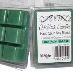 Discount 💯 ChicWick Candles 2Pack Simply Sage Soy Blend Wax Melts 6oz 12 Wax Cubes Wax Tarts Chunks 50 Plus Hours Of Quality Fragrance 🥰
