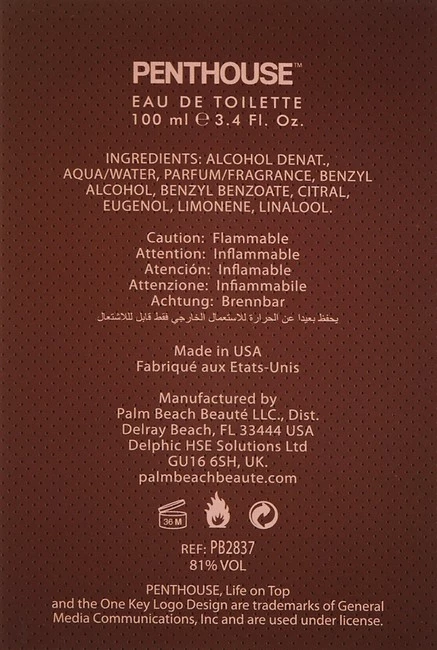 Promo π― PENTHOUSE Powerful Eau De Toilette Spray For Men, 3.4 Ounce π 3 Promo π― PENTHOUSE Powerful Eau De Toilette Spray For Men, 3.4 Ounce π - Image 3