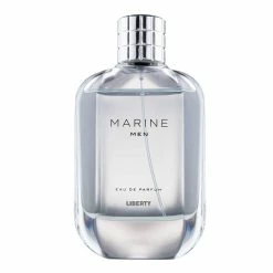 Outlet 🌟 Unknown Liberty LUXURY Marine Perfume Spray For Men | Grapefruit, Leather, Exotic Spices, Sensual Must Notes, Long Lasting Smell, Crafted In France, Eau De Parfum (EDP) - (Marine, 100ML) 🎁