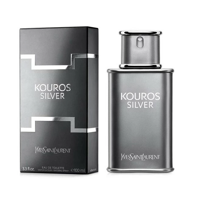 New π Kouros Silver By Yves Saint Laurent 3.3 Oz Eau De Toilette Spray For Men β 1 New π Kouros Silver By Yves Saint Laurent 3.3 Oz Eau De Toilette Spray For Men β