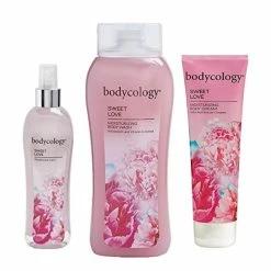 Hot Sale 😍 Bodycology Body 3 Piece Set (Fragrance Mist Spray, Body Cream, Body Wash) (Sweet Love) ⌛