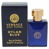 Hot Sale 😉 Versace Store Versace Dylan Blue Mini Eau De Toilette Splash For Men, 0.17 Ounce ⌛