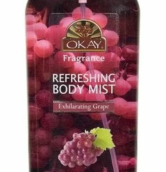 Brand new 😀 Okay Refreshing Body Mist Exhilerating Grape Leaves You Beautifully Scented Fully Refreshed Will Awaken Your Senses Leaving You Feeling Revitalized Silicone,Paraben Free For All Skin Types Made In USA 8oz 🤩