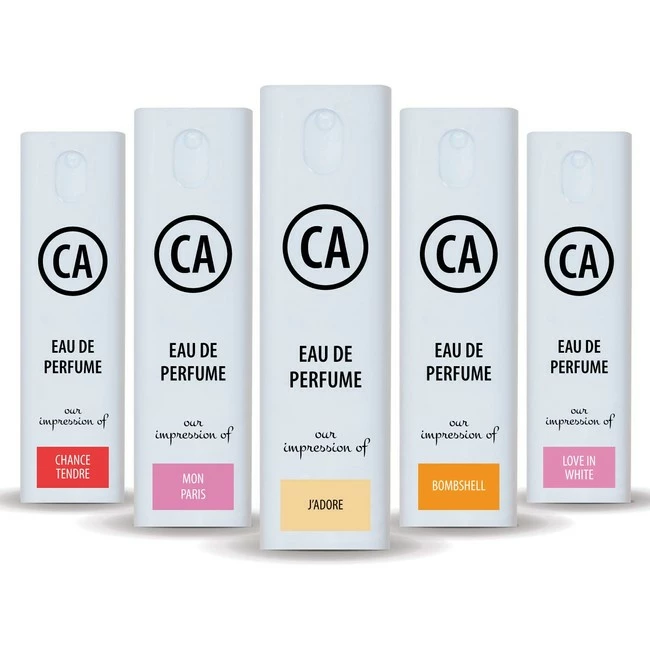 Deals π CA Perfume 2020 Most Attractive π© Women Set Impression Of (Love In White + Bombshell + Chance Tendre + Jadore + Mon Paris) Fragrance Sample Travel Size Parfum Sprayer (0.3 Fl Oz/10 Ml) X5 π 1 Deals π CA Perfume 2020 Most Attractive π© Women Set Impression Of (Love In White + Bombshell + Chance Tendre + Jadore + Mon Paris) Fragrance Sample Travel Size Parfum Sprayer (0.3 Fl Oz/10 Ml) X5 π